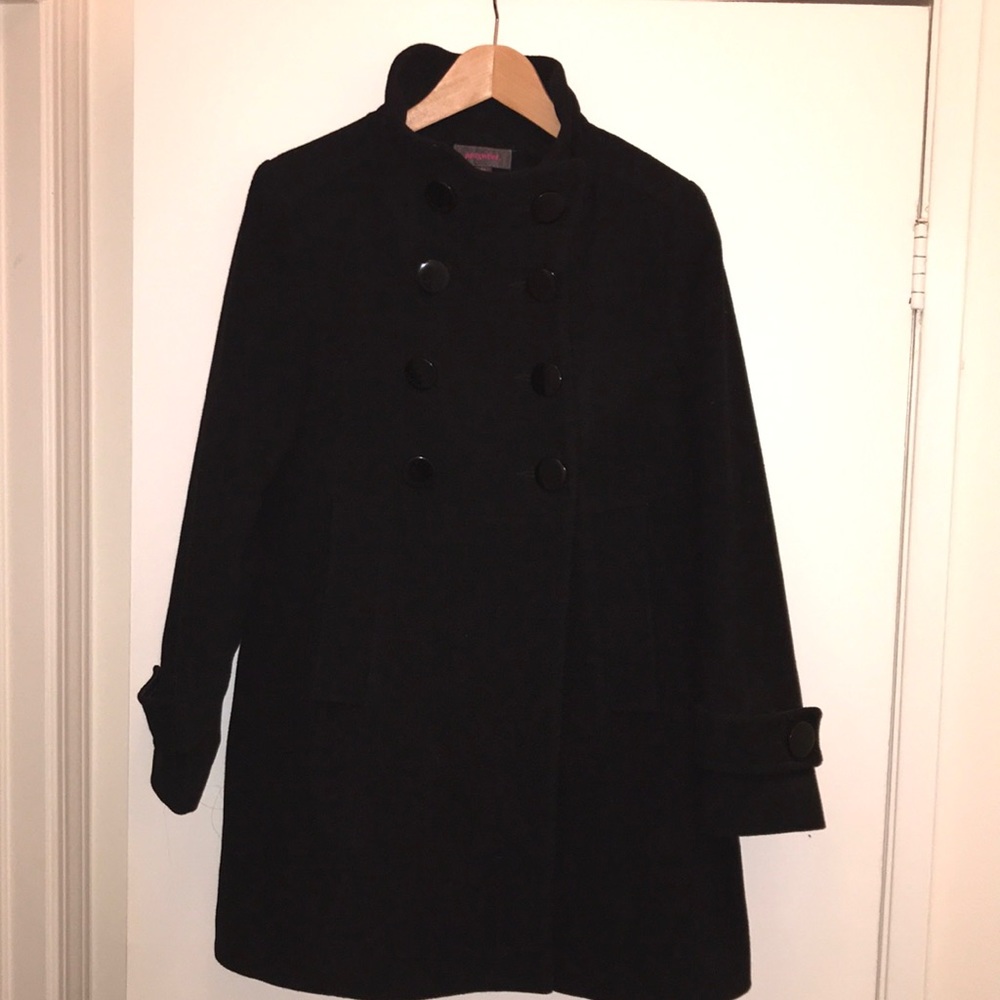 Black pea coat